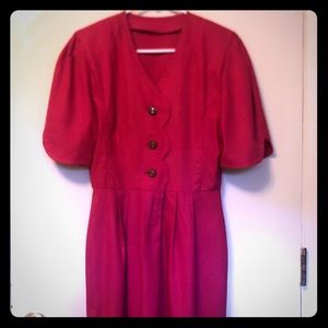 *Vintage*, handmade SILK dress